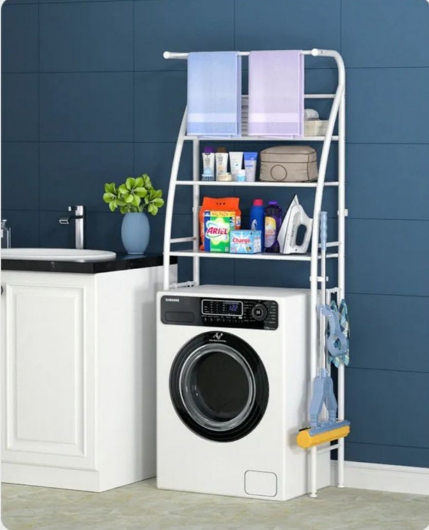 رف فوق الغسالة - 3 طبقات