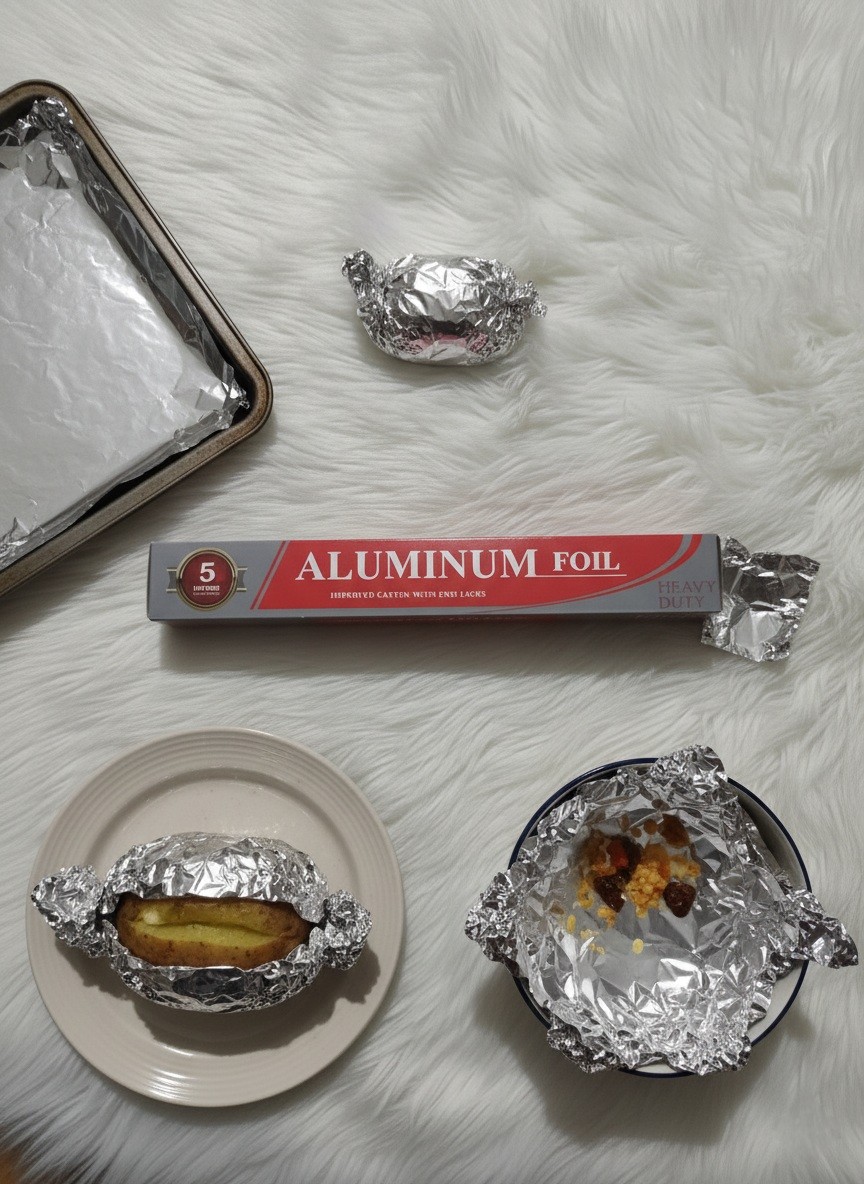 عرض خاص – 4 لفات قصدير (5 أمتار لكل لفة)