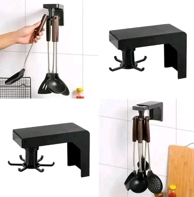 حامل أدوات المطبخ الدوّار 360 درجة