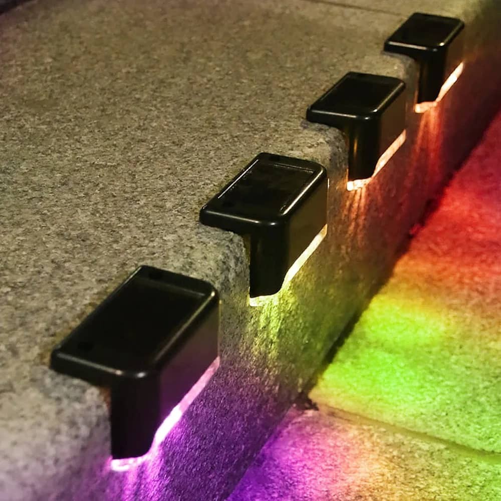 إضاءة سلالم شمسية طقم 4