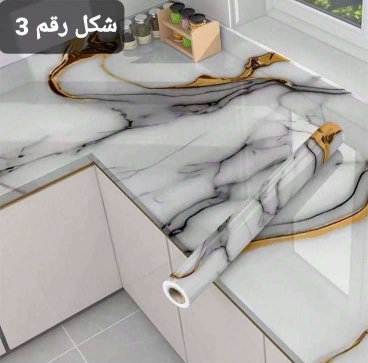 لاصق جداري رخامي ديكور فاخر