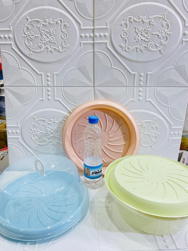 حافظة كيك بلاستيك متعددة الاستخدام